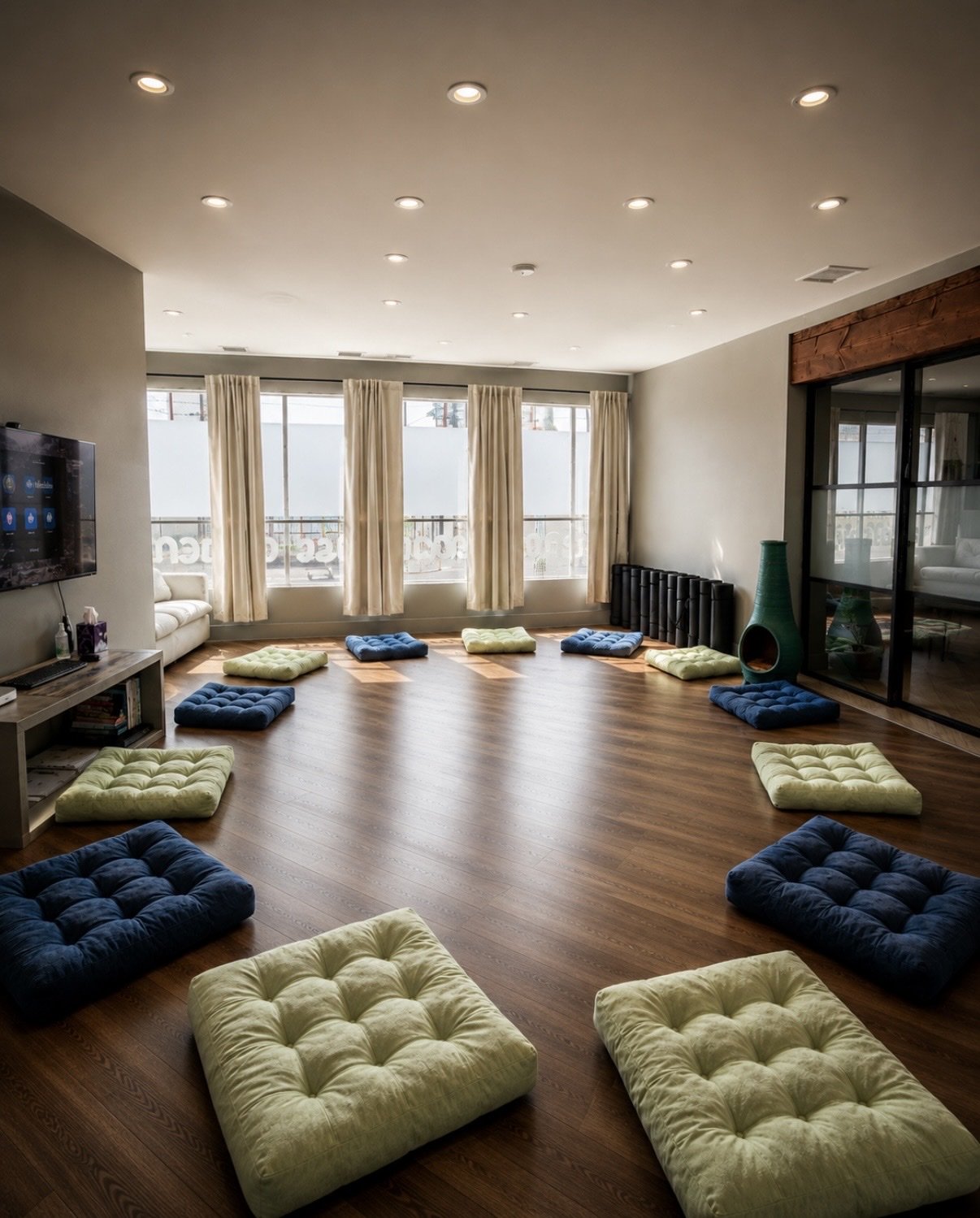 A healing space for breathwork and yoga at Nonno Wellness Center